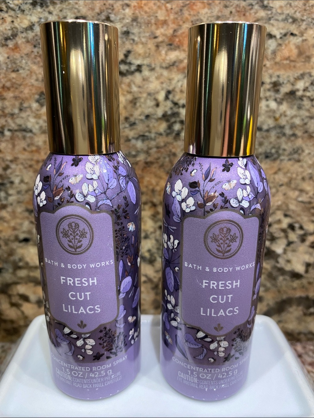 2) “FRESH CUT LILACS” Concentrated Room Sprays, ea 1.5 oz / 42.5 g, B&BW/WB, NWT
